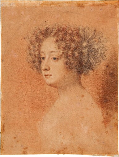 View full screen - View 1 of Lot 15. Portrait of a lady, circa 1675.