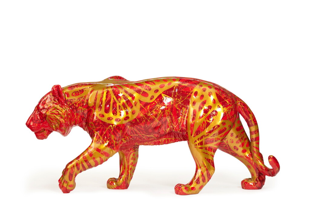 View full screen - View 1 of Lot 6027. Michelle Poonawalla 米雪・普娜瓦拉 | The Striped Tiger 條紋虎.