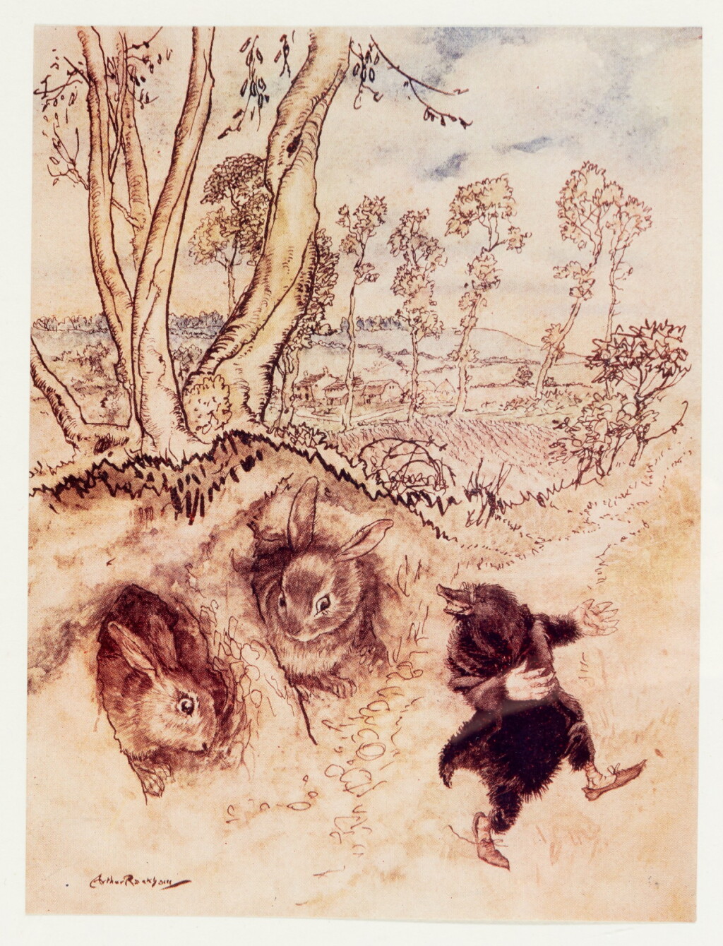 View full screen - View 1 of Lot 188. RACKHAM | Collection of four limited signed editions (Wagner, Hawthorne, Walton and Grahame), 1911-1951.