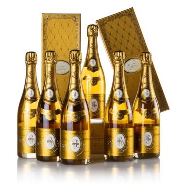 View full screen - View 1 of Lot 532. Louis Roederer, Cristal Brut 1990 (6 BT).