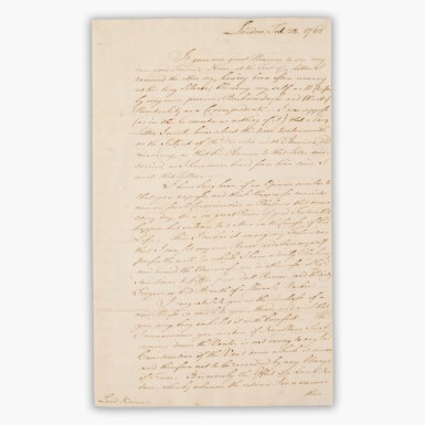 View full screen - View 1 of Lot 103. Benjamin Franklin | The “universal Smoke Doctor”.