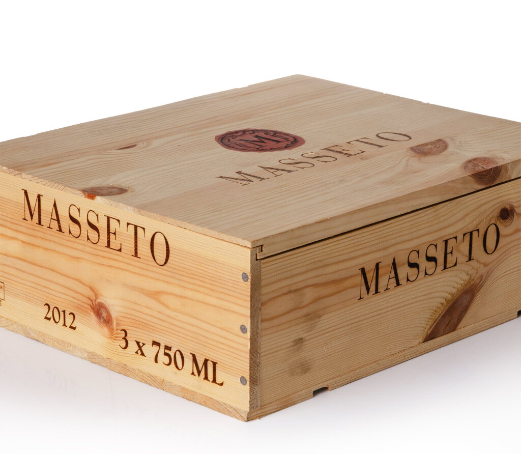 View full screen - View 1 of Lot 409. Masseto 2012 (2 BT).