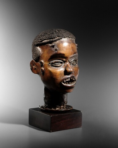 View full screen - View 1 of Lot 72. Ekoi Head, Nigeria.