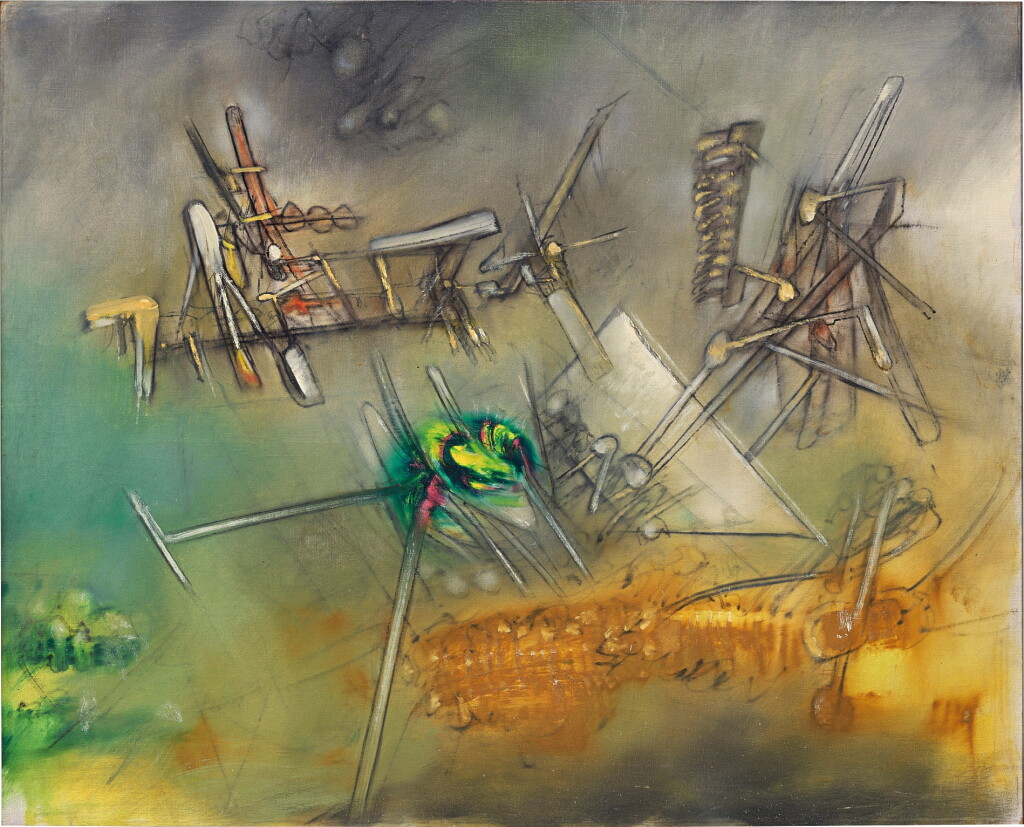 View full screen - View 1 of Lot 124. Matta 羅伯特·馬塔 | L'invitation - Les fabricoeurs d'été 邀請—夏日的心靈製造者.