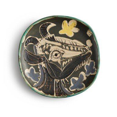 View full screen - View 1 of Lot 27. Tête de chèvre de profil (A. R. 151).