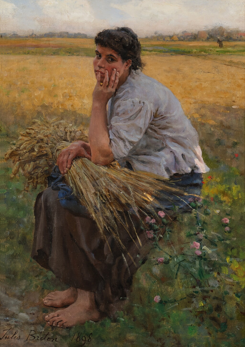 View full screen - View 1 of Lot 301. Jeune glaneuse.
