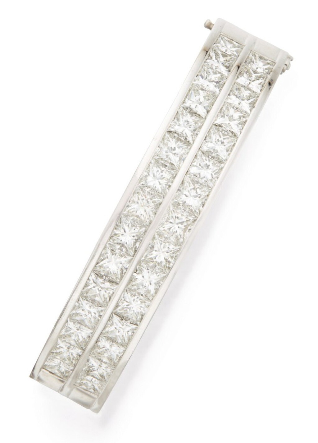 View full screen - View 1 of Lot 154. DIAMOND BANGLE-BRACELET.