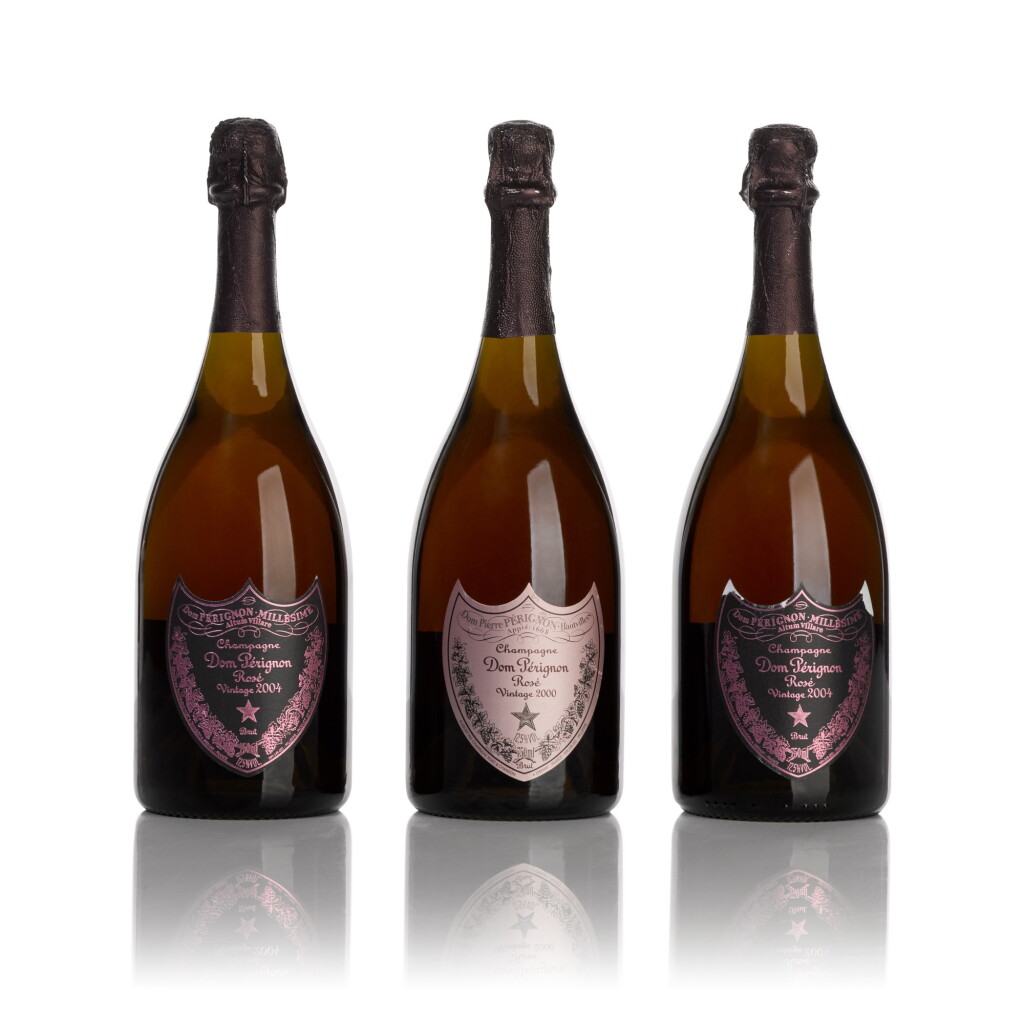 View full screen - View 1 of Lot 546. Dom Pérignon 2000 and 2004 (3 BT).