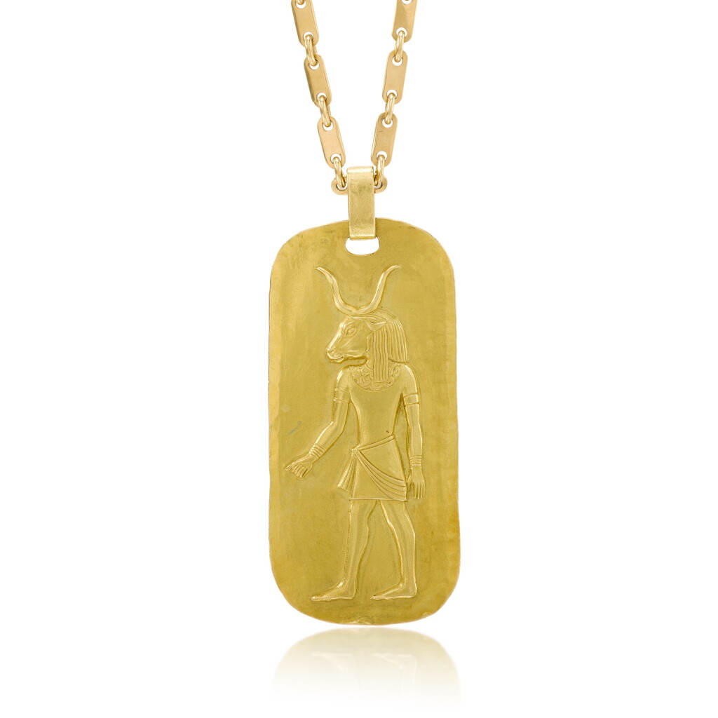 View full screen - View 1 of Lot 96. Pendant | George Lenfant and Chain | Cartier.