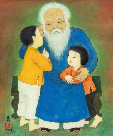 View full screen - View 1 of Lot 153. Mai Trung Thu (1906 – 1980) | L'aîeul ... sourd.