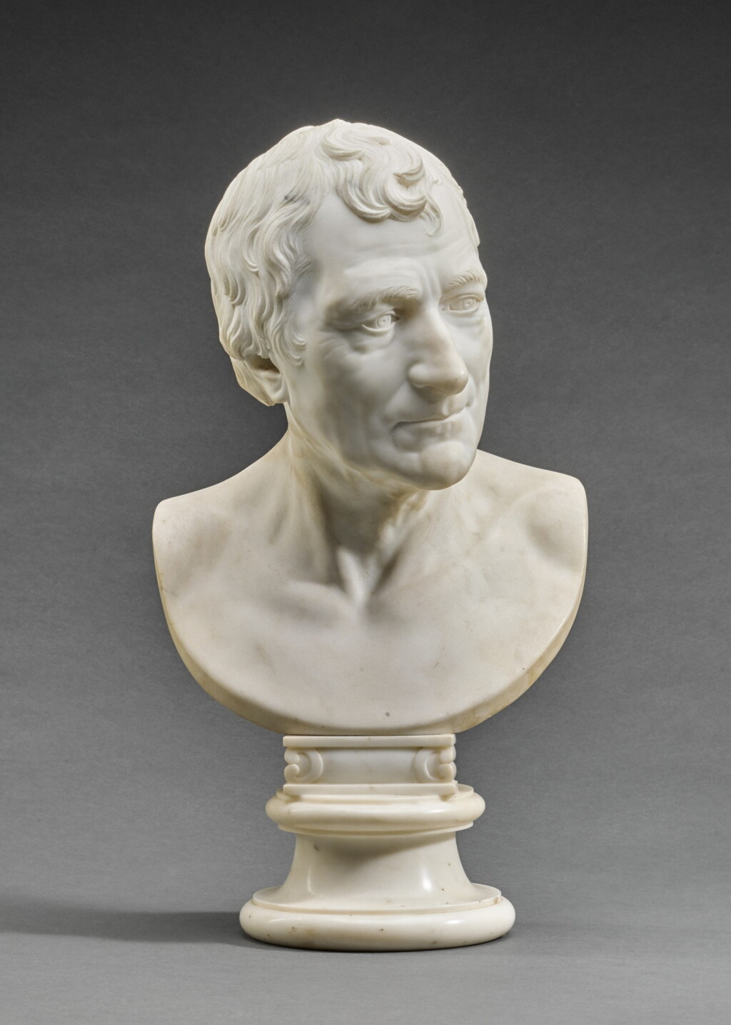 View full screen - View 1 of Lot 241. Bust of Henry Grattan (1746-1820).