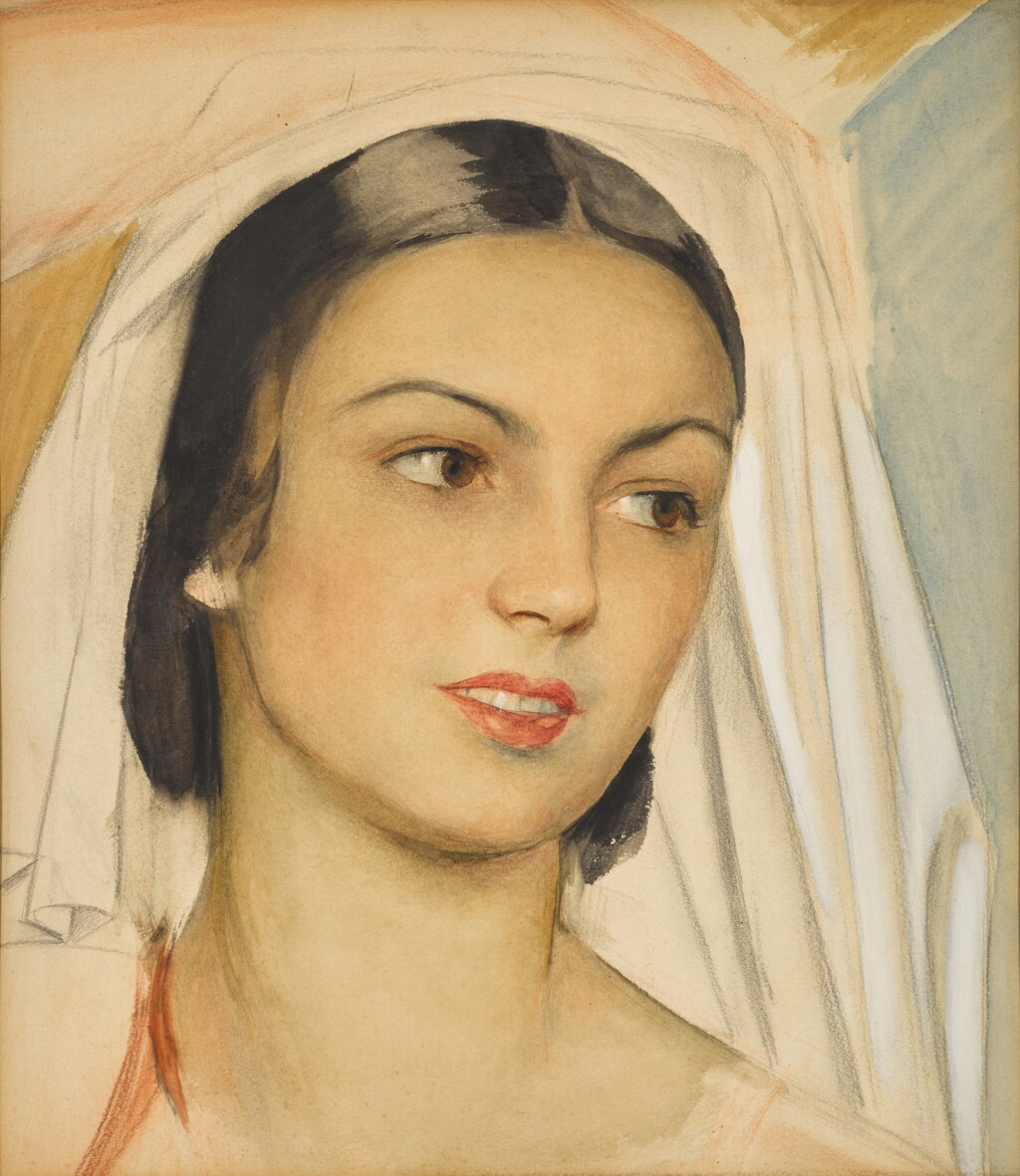View full screen - View 1 of Lot 143. Veiled Lady.