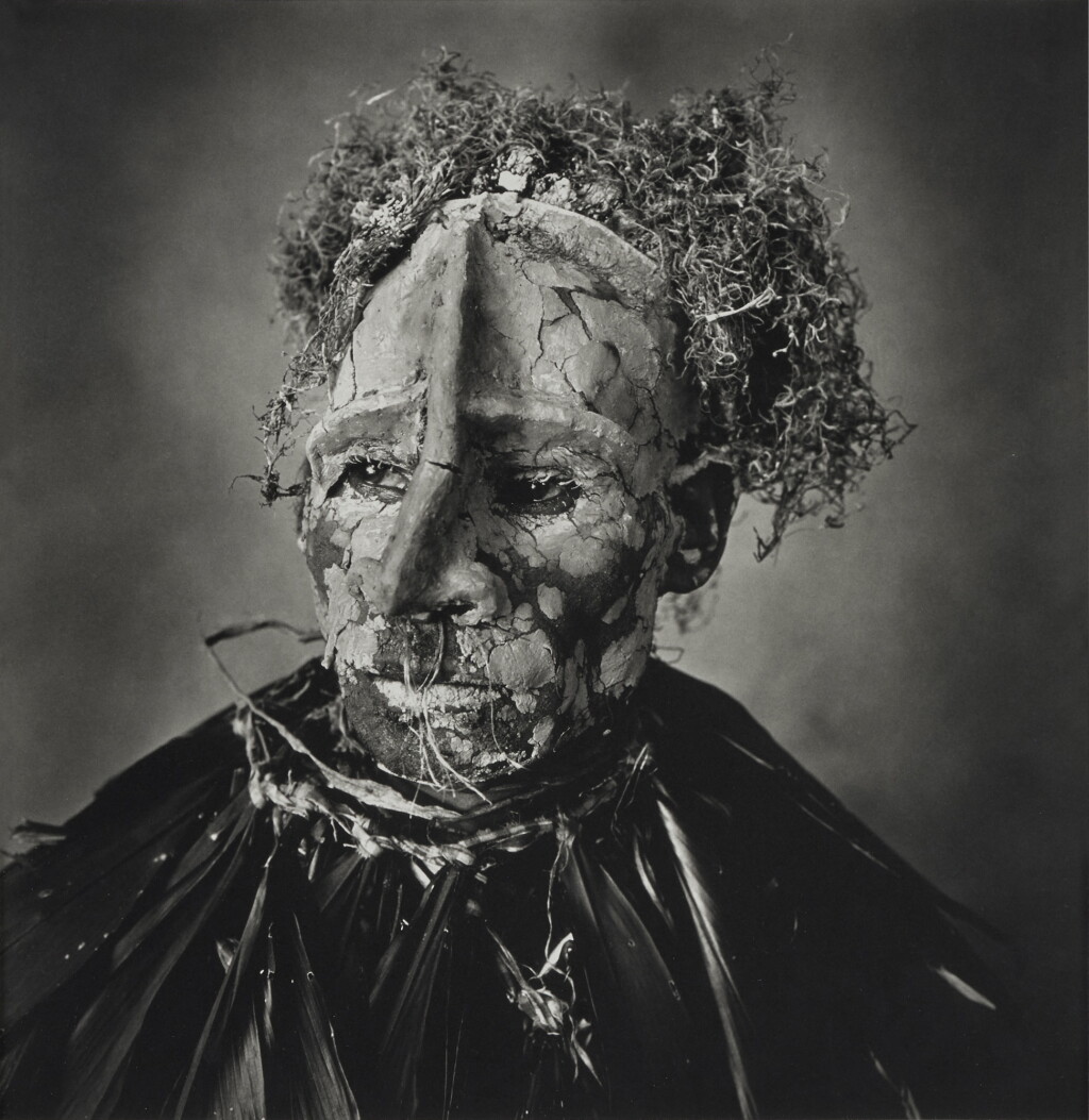 View full screen - View 1 of Lot 141. 'Man with Pink Face, New Guinea'.