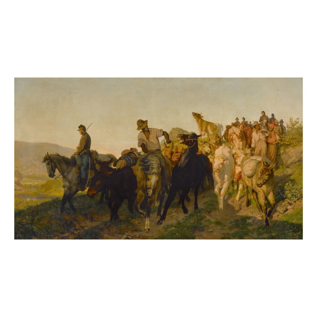 View full screen - View 1 of Lot 102. JOHANNES ADAM SIMON OERTEL | UNTITLED (CAVALRY ESCORT).