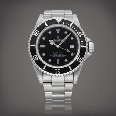 View full screen - View 1 of Lot 516. Sea-Dweller, Reference 16600 A stainless steel with date and bracelet Circa 2008.