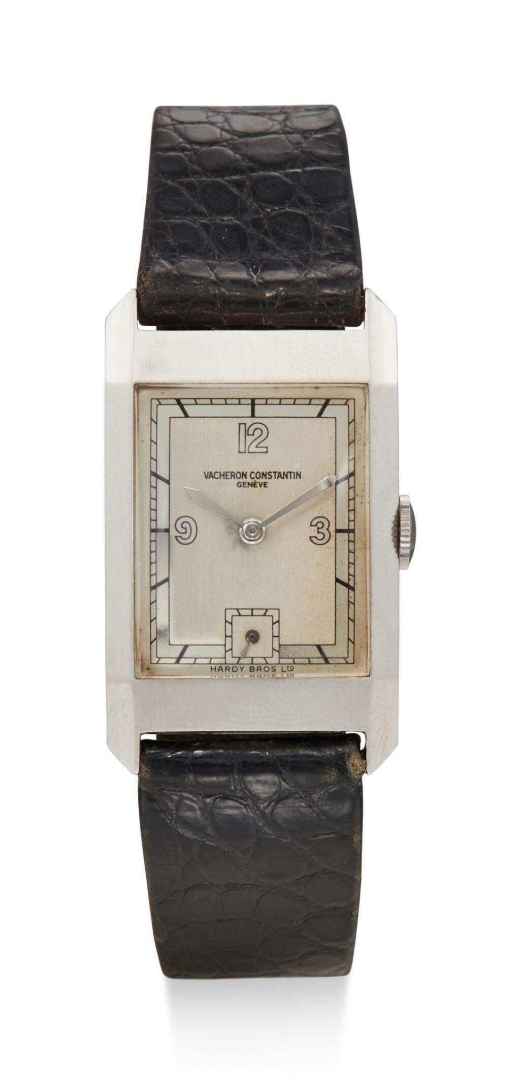 View full screen - View 1 of Lot 8056. VACHERON CONSTANTIN | A STAINLESS STEEL WRISTWATCH, CIRCA 1938.