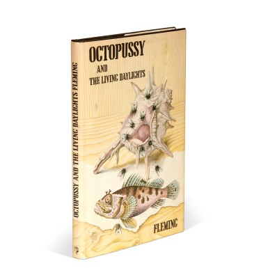 View full screen - View 1 of Lot 38. Ian Fleming | Octopussy and The Living Daylights, 1966, first edition, dust-jacket, signed by Roger Moore.