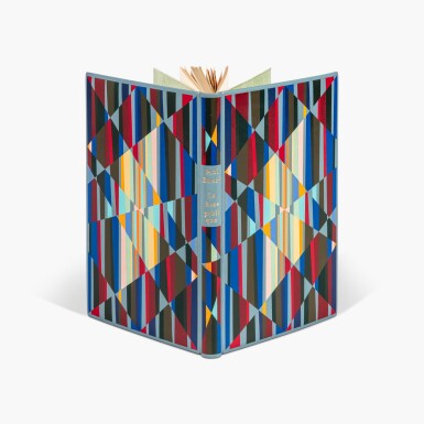 View full screen - View 1 of Lot 59. La Rose publique. 1934. Magnifique reliure mosaïquée de Martin. Édition originale. Exemplaire hors commerce sur pur fil. Avec un poème autographe..