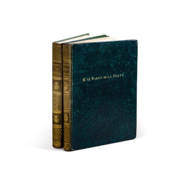 View full screen - View 1 of Lot 764. 2 recueils de partitions, 1820-1824. Exemplaires de l'intendant des théâtres royaux..