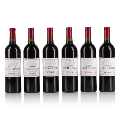 View full screen - View 1 of Lot 395. Château Lynch Bages 2008 (6 BT).