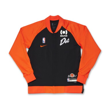 View full screen - View 1 of Lot 203. Daniss Jenkins Detroit Pistons 2024-2025 City Edition Warmup Set .