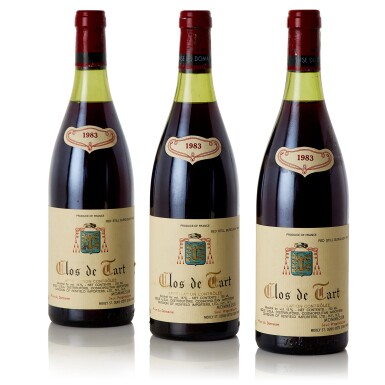 View full screen - View 1 of Lot 6607. Clos de Tart 1983 Domaine du Clos de Tart (12 BT).