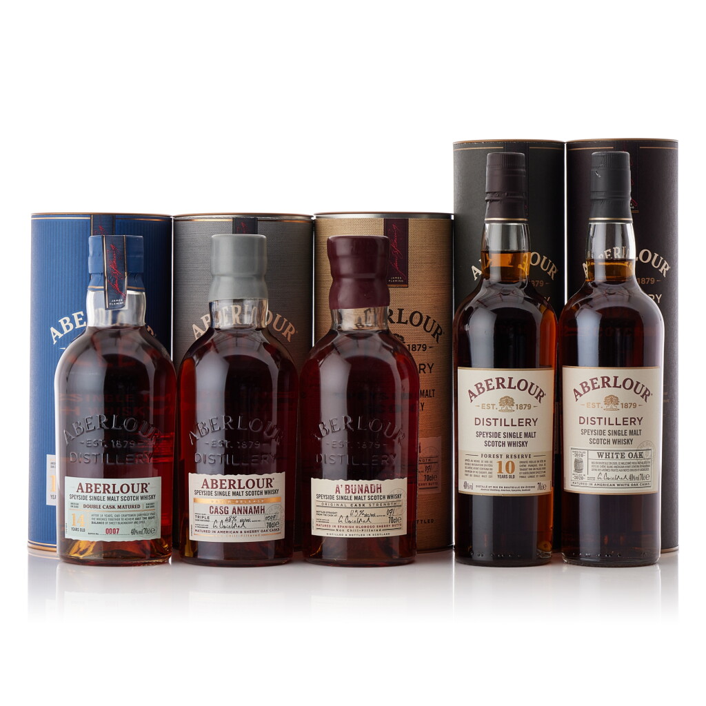 View full screen - View 1 of Lot 9271. Aberlour Mixed Lot (5 BT70).