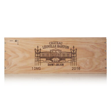View full screen - View 1 of Lot 1070. Château Léoville Barton 2016 (2 DM).