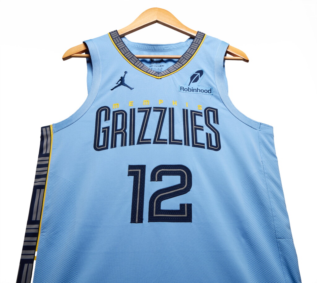 View full screen - View 1 of Lot 37. Ja Morant Memphis Grizzlies 2024-2025 Game Worn Statement Edition Jersey | Double-Double .