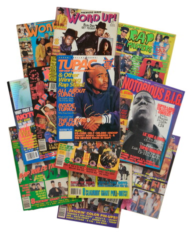 View full screen - View 1 of Lot 115. 30 issues of ‘90s & early '00s Rap Masters and Word Up! magazines, (1989-2001).