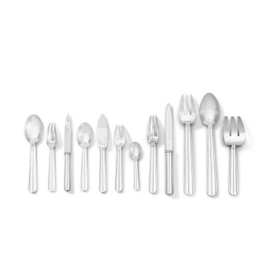 View full screen - View 1 of Lot 208. Part of Chantaco flatware service.