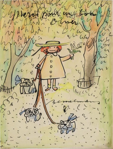 View full screen - View 1 of Lot 301. Madeline with Dogs.