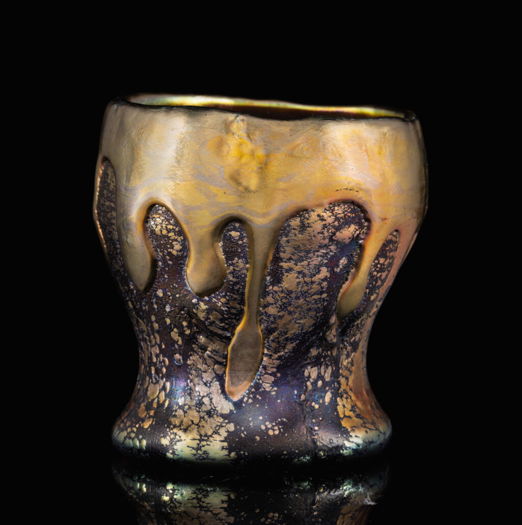 View full screen - View 1 of Lot 420. TIFFANY STUDIOS | "LAVA" VASE.