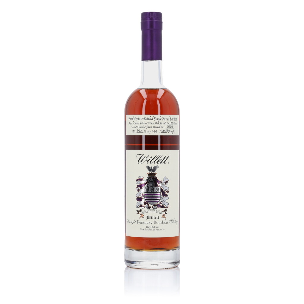 View full screen - View 1 of Lot 869. Willett Family Estate Single Barrel Bourbon 10 Year Old #5954 134.8 Proof NV (1 Bottle 75cl).