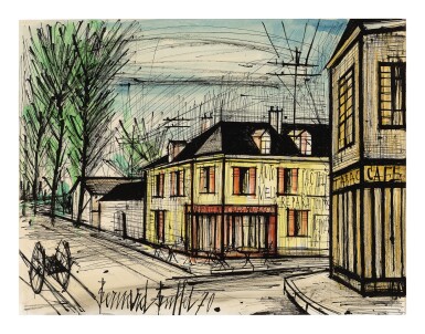 View full screen - View 1 of Lot 38. BERNARD BUFFET | AU BON COIN, CHEZ MAURICE.