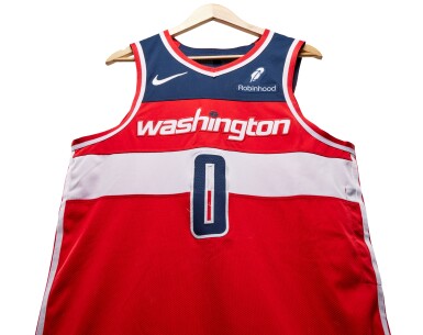 View full screen - View 1 of Lot 10. Bilal Coulibaly Washington Wizards 2023-2024 Game Worn Icon Edition Jersey | Matched to 2 Games.