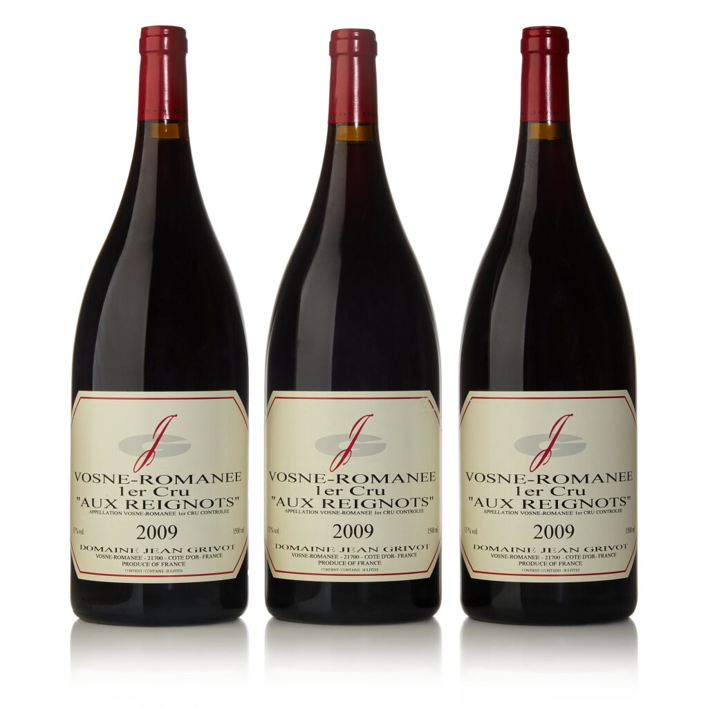 View full screen - View 1 of Lot 207. Vosne Romanée, Aux Reignots 2009 Jean Grivot (6 MAG).