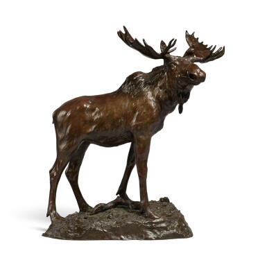 View full screen - View 1 of Lot 512. Bull Moose.