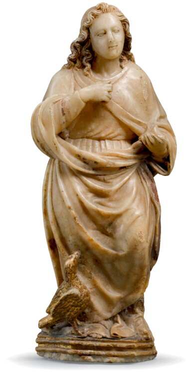 View full screen - View 1 of Lot 32. SOUTHERN NETHERLANDISH OR HISPANO-FLEMISH, LATE 16TH CENTURY | SAINT JOHN THE EVANGELIST.