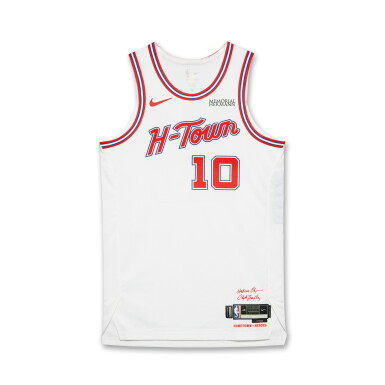 View full screen - View 1 of Lot 53. Jabari Smith Jr. Houston Rockets 2025-2026 Game Worn City Edition Jersey.