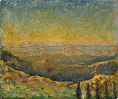 View full screen - View 1 of Lot 237. View in the Italian Alps.