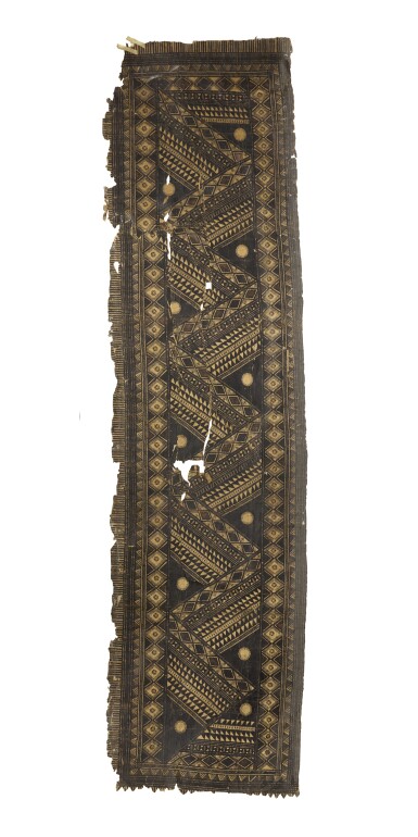 View full screen - View 1 of Lot 36. Barkcloth Panel or Wrapper, Fiji.