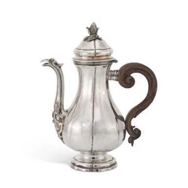 View full screen - View 1 of Lot 40. An Italian silver coffee pot, possibly by Filippo Maria Gondi, Rome, 1781-1783.