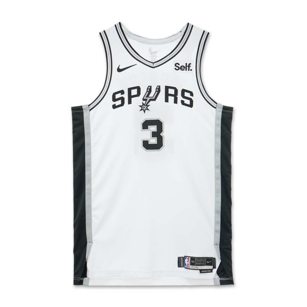View full screen - View 1 of Lot 165. Keldon Johnson San Antonio Spurs 2023-2024 Game Worn Association Edition Jersey | Double-Double.
