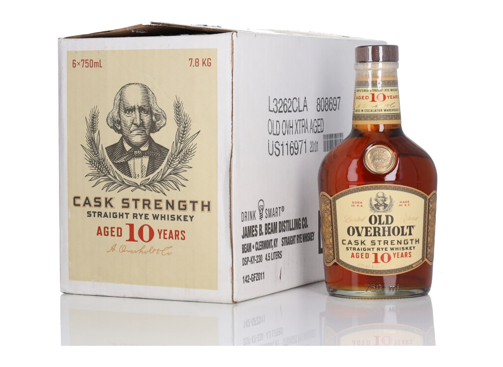 View full screen - View 1 of Lot 263. Old Overholt 10 Year Old Cask Strength 121 Proof NV (6 Bottles 75cl).
