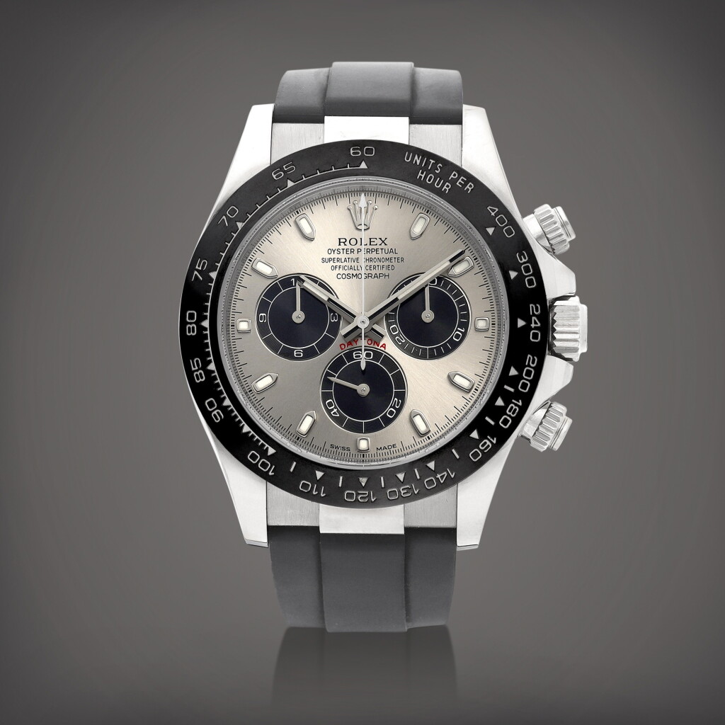 View full screen - View 1 of Lot 2135. Cosmograph Daytona, Reference 116519LN | A white gold chronograph wristwatch, Circa 2019 | 勞力士 | Cosmograph Daytona 型號116519LN | 白金計時腕錶,約2019年製.