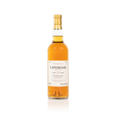View full screen - View 1 of Lot 212. Laphroaig The Syndicate 30 Year Old 48.1 abv 1988 (1 BT 70cl).