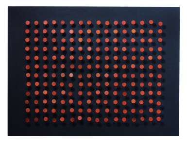 View full screen - View 1 of Lot 47. YAACOV AGAM | TABLEAU TACTILE: LA VERITÉ.