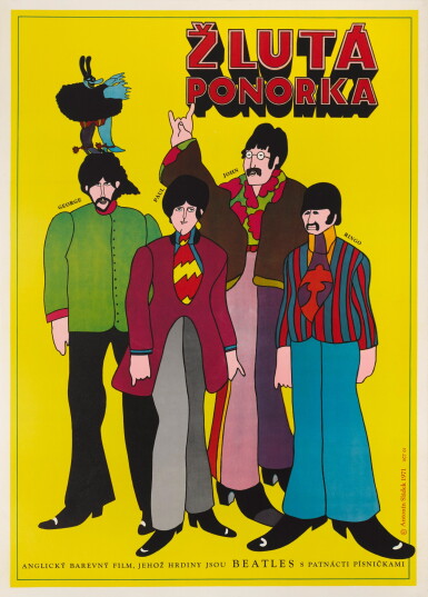 View full screen - View 1 of Lot 50. ANTONIN SLADEK | Yellow Submarine, Czechoslovakian, 1968.