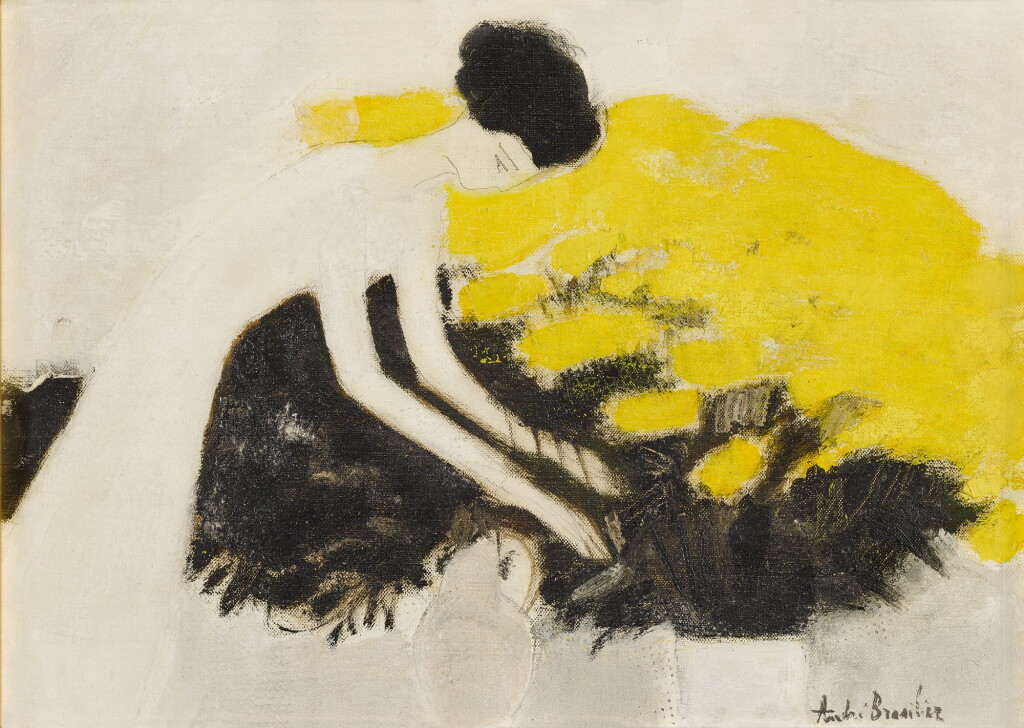 View full screen - View 1 of Lot 34. ANDRÉ BRASILIER | LA DAME BLANCHE.